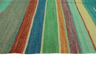 Winchester Kilim Rosa Beige/Blue Rug, 6'9x9'10