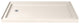 Single Threshold Shower Base, Biscuit Color, Left Hand Drain
