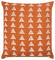Surya Malian Pillow Shell With Polyester Insert 18"H X 18"W - Brick Red