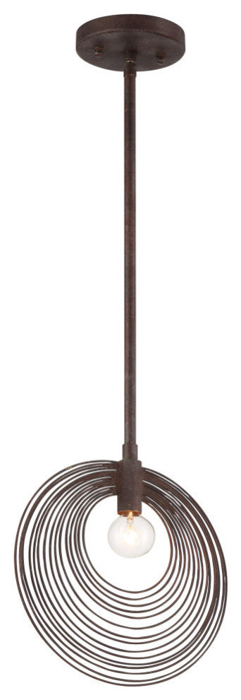 Crystorama Doral One Light Pendant DOR-B7700-FB