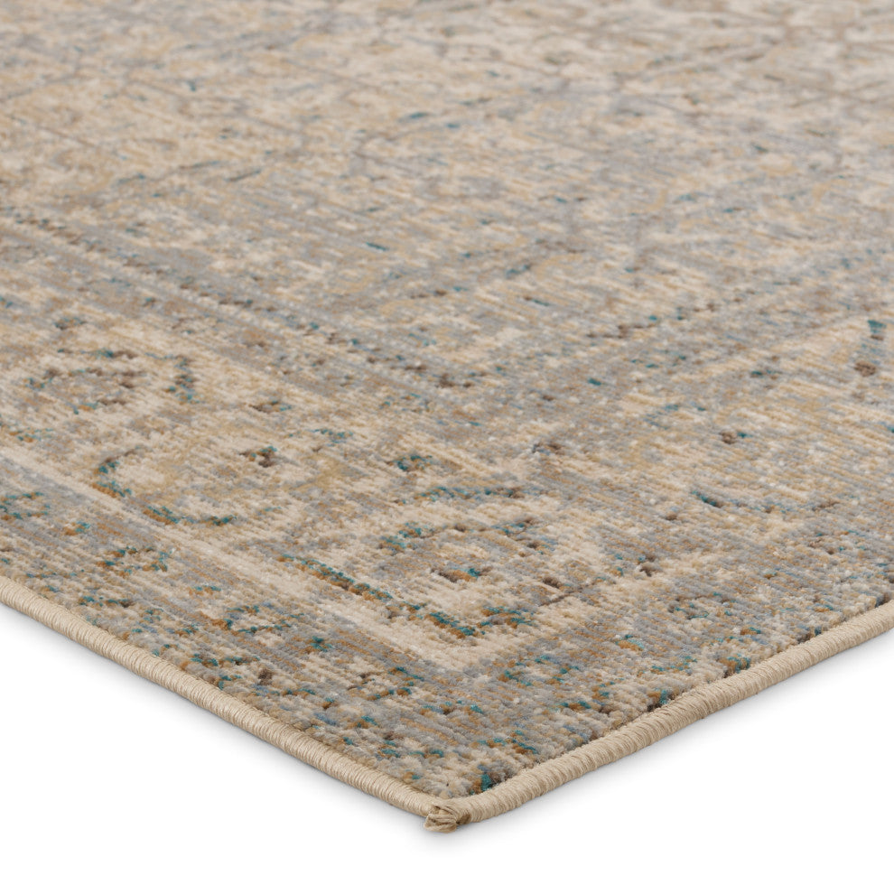Vibe Olivine Indoor/Outdoor Trellis Gray/Brown Area Rug 8'X10'