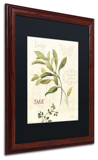 'Aromantique IV' Matted Framed Canvas Art by Lisa Audit