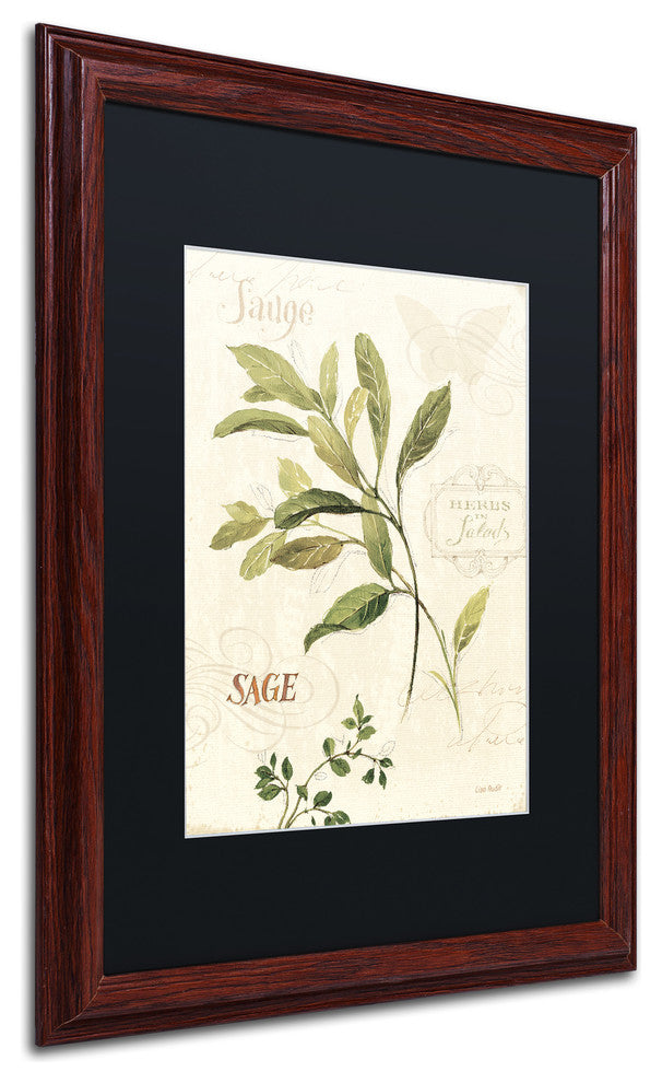 'Aromantique IV' Matted Framed Canvas Art by Lisa Audit