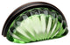 Cosmas 6381ORB-EM Oil Rubbed Bronze, Emerald Glass Cabinet Cup Pull, Set of 5