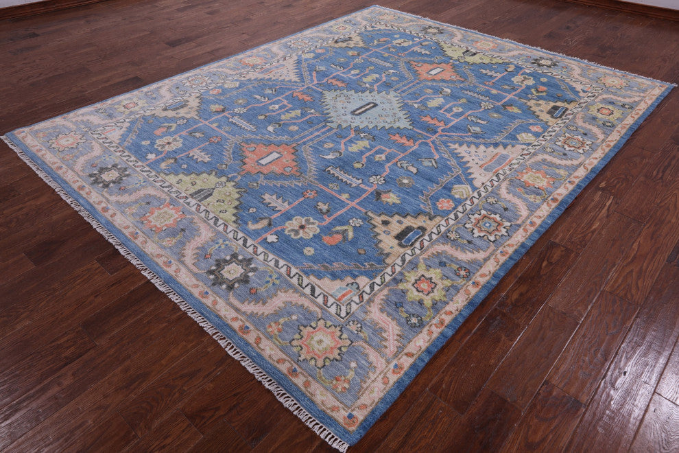 8' 0" X 10' 0" Kazak Hand Knotted Wool Rug - Q13642