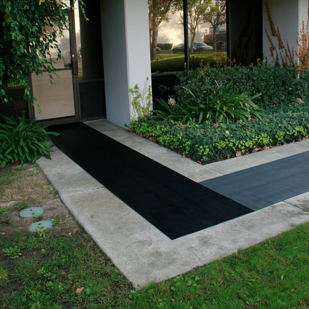 Fine-Rib Corrugated Rubber Runners, 1/8 Thick, 4'x15' Rubber Matting