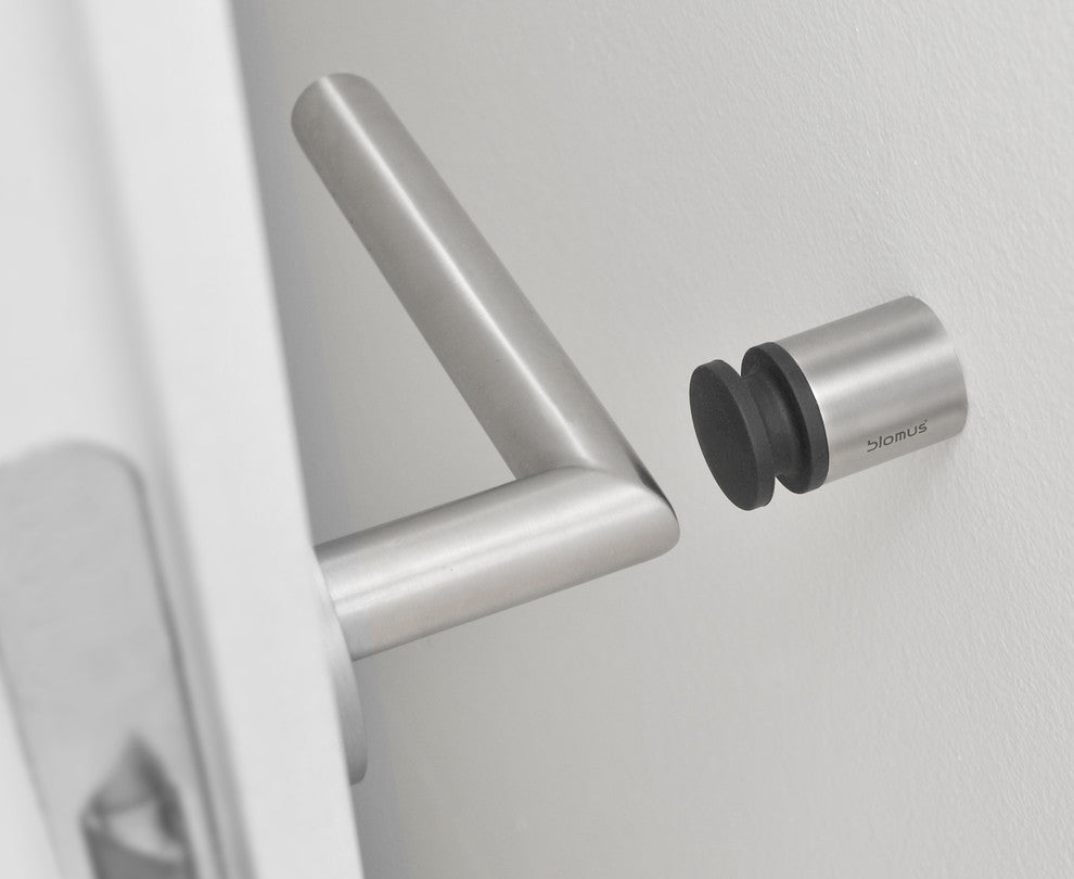 ENTRA Doorstop, Brushed Stainless, Small