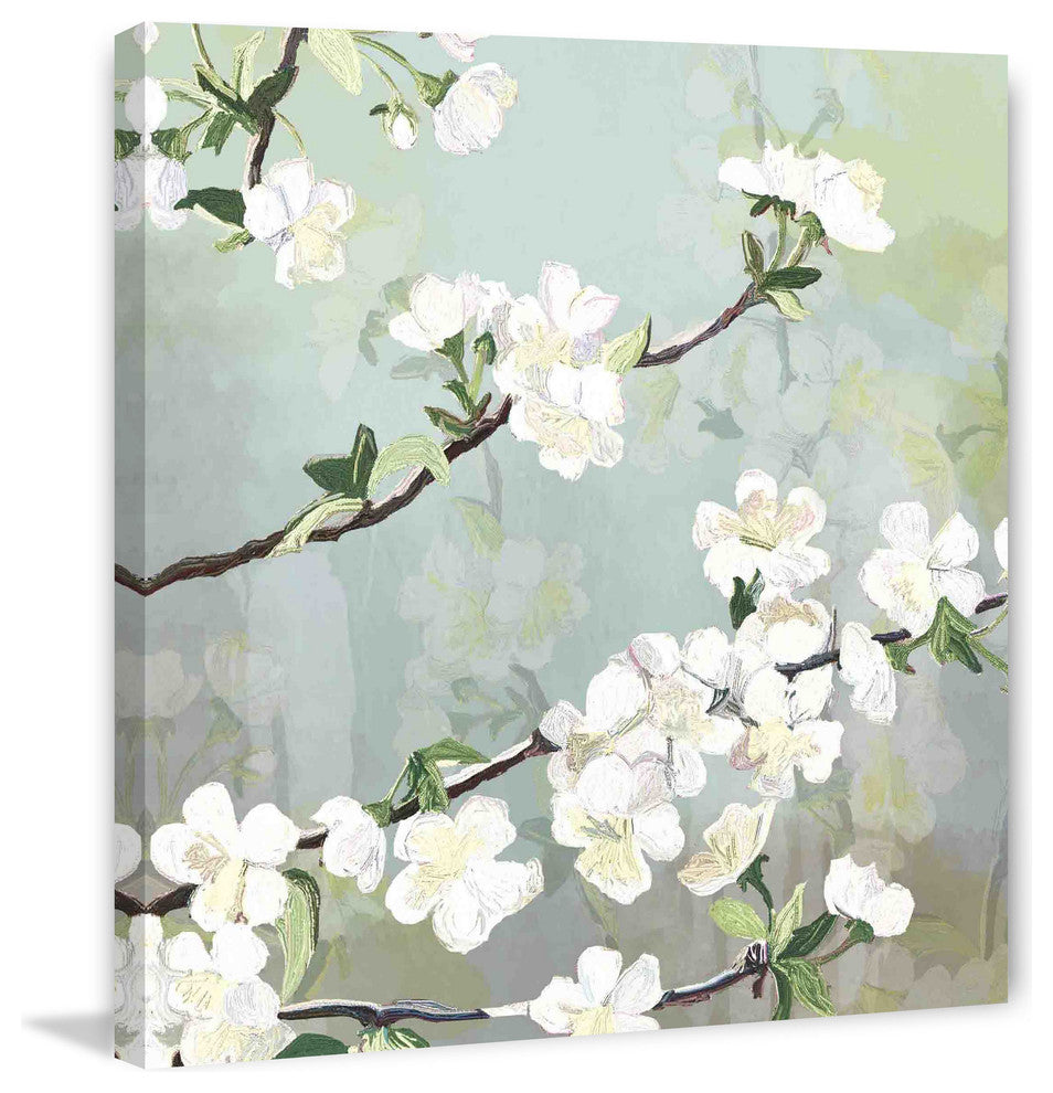 "Pretty Whites" Painting Print on Canvas