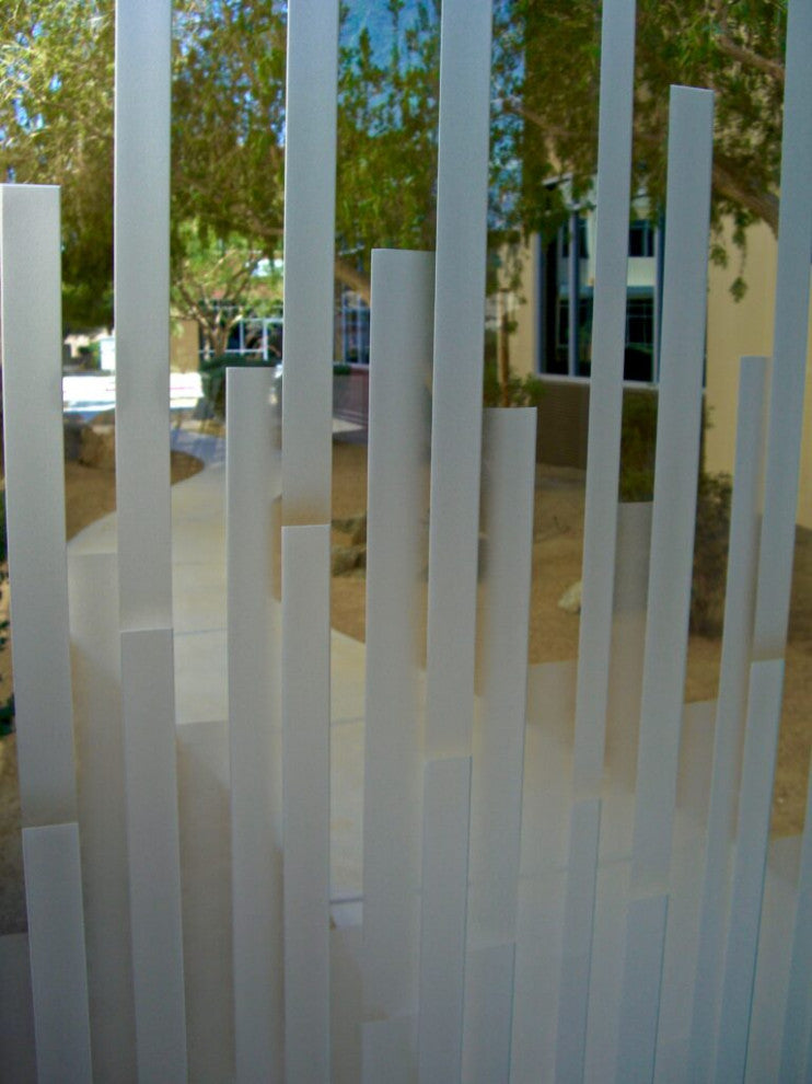 Interior Prehung Door or Interior Slab Door - Mosaics - Primed - 24" x 96" -...