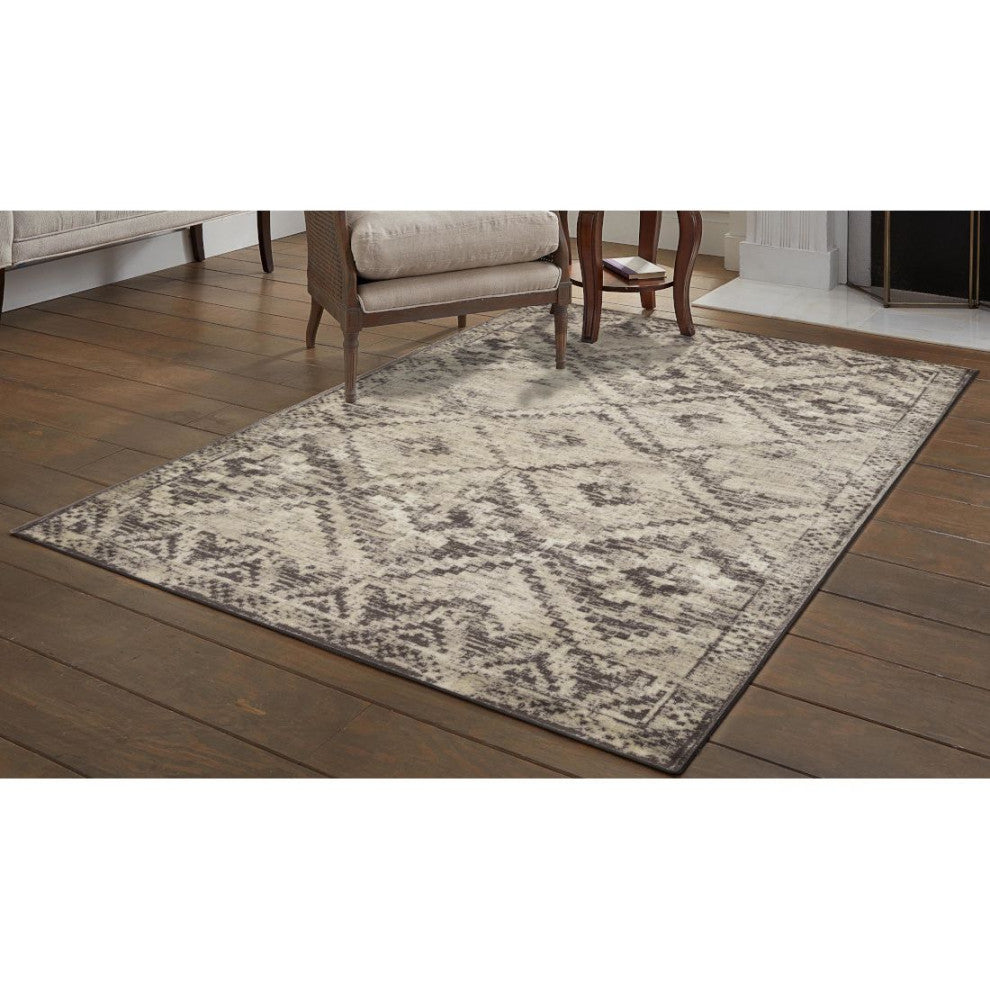 KAS Heritage 9366 Gray Mila Area Rug, 7'7" x10'10"