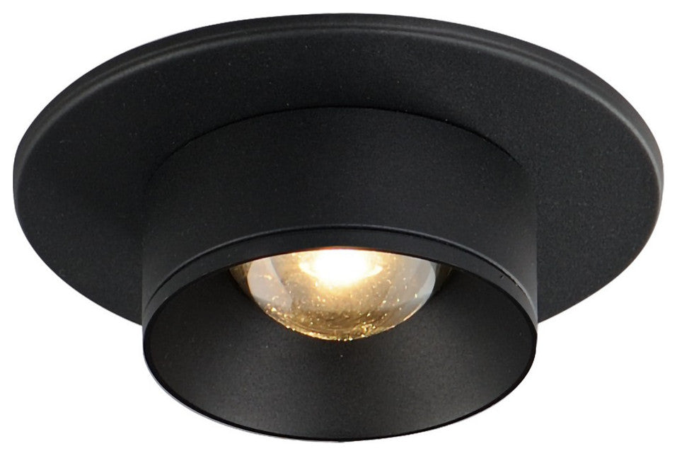 Caldera LED Flush Mount, Black