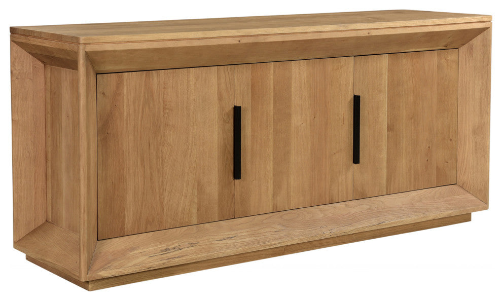 First of A Kind Angle Oak Sideboard Large