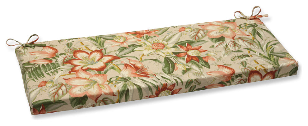 Botanical Glow Tiger Stripe Bench Cushion