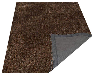 HAND TUFTED SHAG POLYESTER ECO-FRIENDLY AREA RUGS, Beige Gray Color, Solid