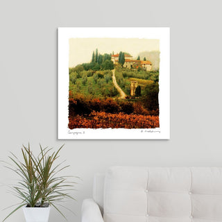 Campagna I Wrapped Canvas Art Print, 24"x24"x1.5"