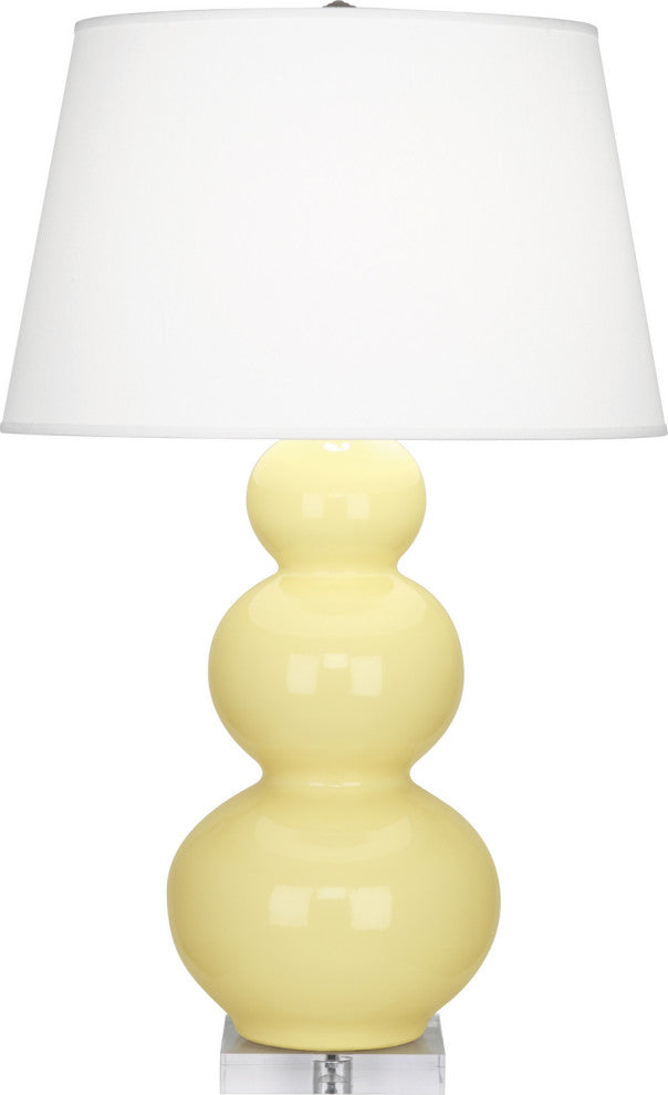 Robert Abbey RA-A357X 1-Light Table Lamp, Triple Gourd