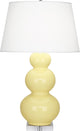 Robert Abbey RA-A357X 1-Light Table Lamp, Triple Gourd