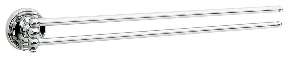 Villa Swing Arm Towel Rail Polished Chrome