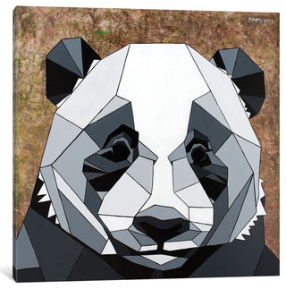 "Panda" by DAAS, Canvas Print, 12"x12"