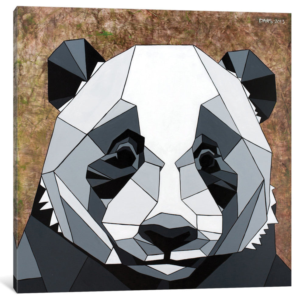 "Panda" by DAAS, Canvas Print, 12"x12"
