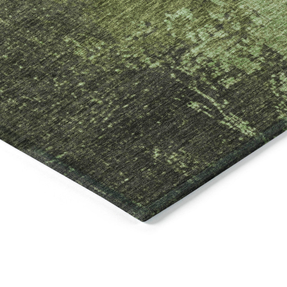 Machine Washable Indoor/Outdoor Chantille ACN1912 Aloe 2'3" x 7'6" Runner Rug