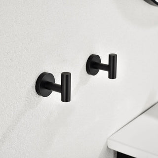 6-Piece Wall Mounted Towel Hook with Two Installation