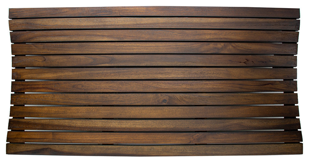 DecoTeak 40"x20" Teak  Shower Bath Floor Mat
