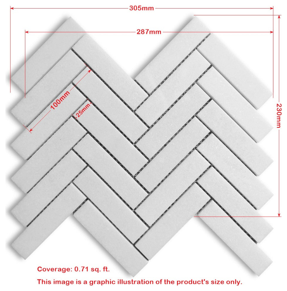 Nero Marquina Black Marble 1x4 Herringbone Mosaic Tile Polished, 1 sheet