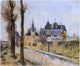 Gustave Loiseau Pothius Quay in Pontoise - 20" x 25" Premium Canvas Print