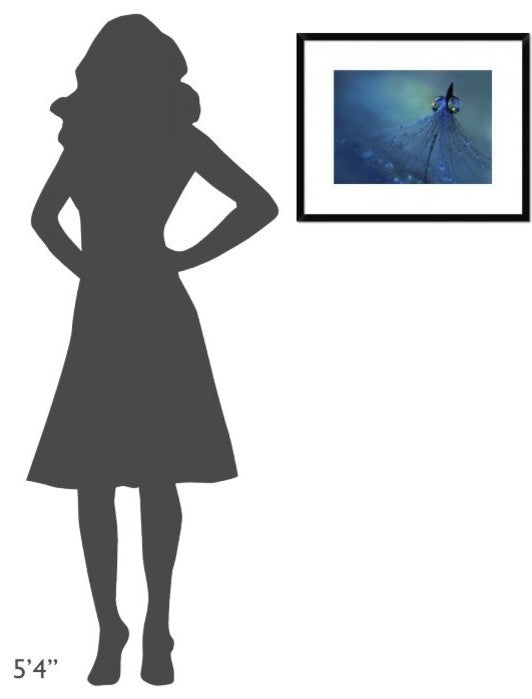 "Dancing Into The Blue Night" Framed Digital Print by Heidi Westum, 24x20"