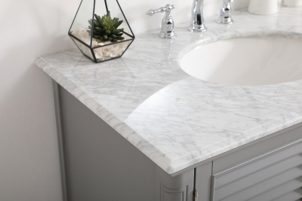 Home Living 36" Single Bathroom Vanity, Gray