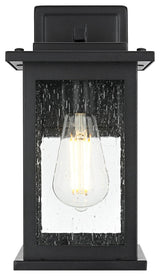Home Living 6" Outdoor Wall Sconce, Black