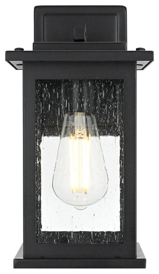 Home Living 6" Outdoor Wall Sconce, Black