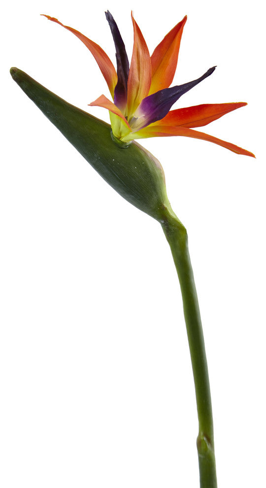 35" Bird of Paradise Artificial Flower, Set of 4