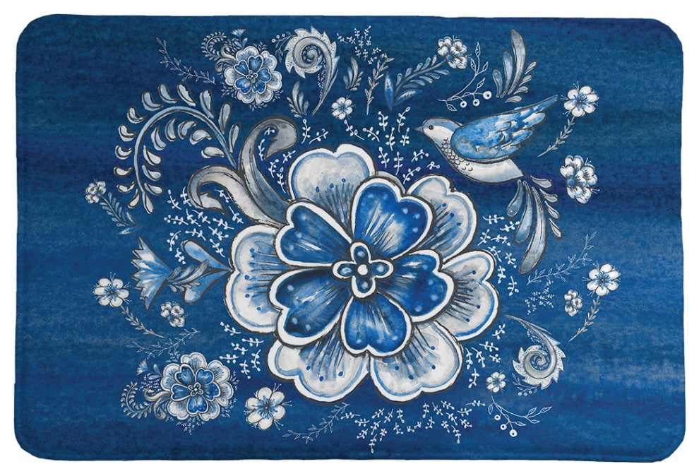 Laural Home Royal Garden Memory Foam Rug