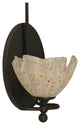 Capri 1-Light Wall Sconce, Gold Ice