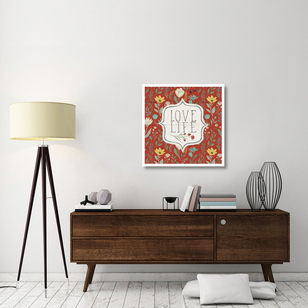 "Blooming Thoughts V" Digital Paper Print by Janelle Penner, 32"x32"