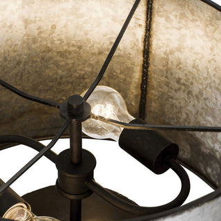 Cannery 2-Lt Table Lamp - Ombre Galvanized