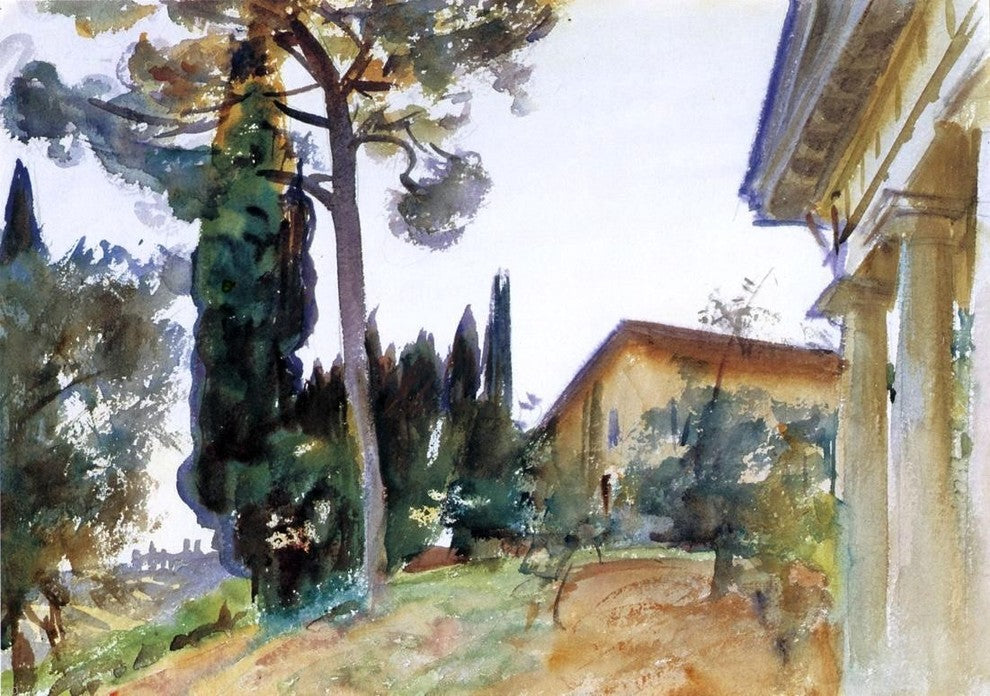 John Singer Sargent Corfu, 18"x27" Wall Decal
