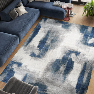 Noori Rug Shag Gordon Blue/Grey Rug