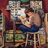 "The Collector" Painting Print on Canvas by Stevan Dohanos