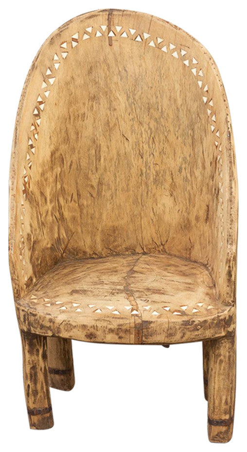 Farmhouse Bleached and Inlaid Naga Chair
