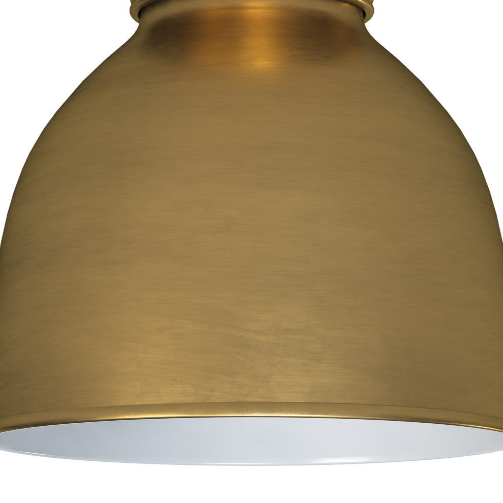 Pantry Flush Mount, Natural Brass