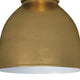 Pantry Flush Mount, Natural Brass