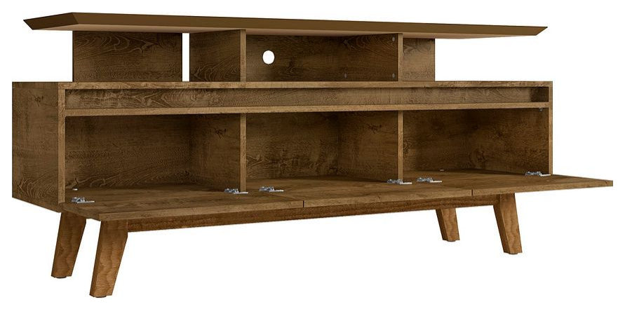Yonkers 62.99 TV Stand in Rustic Brown