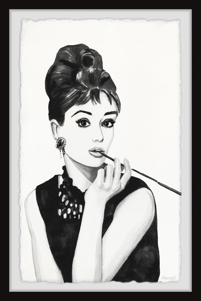 "Fabulous Shirley" Framed Painting Print, 30x45