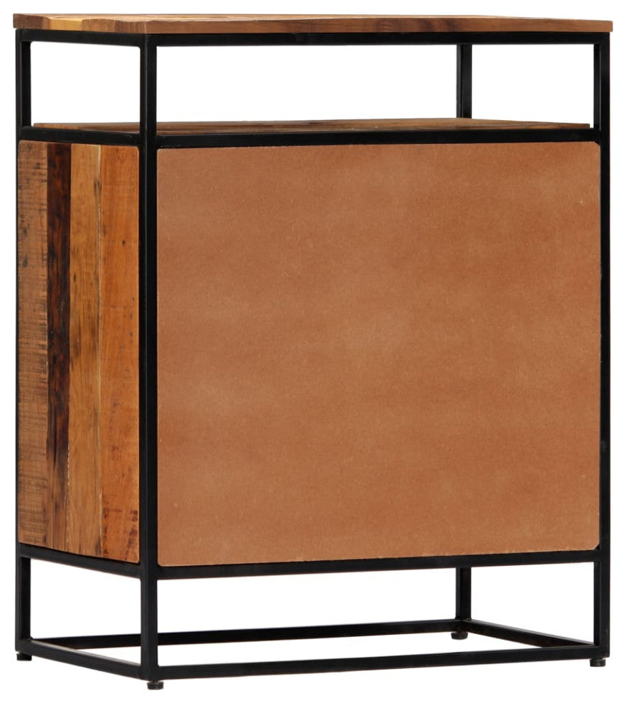 vidaXL Cabinet Sideboard Storage Buffet Cabinet Solid Reclaimed Wood and Steel