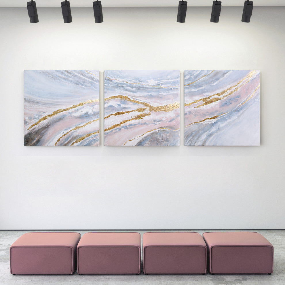 Heavens 2 Textured Metallic Hand Painted Wall Art by Martin Edwards