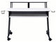 Rectangular Music Desk With Wheels, White