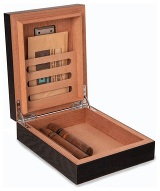 Espresso Wood Cigar Humidor Box